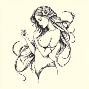 Feminine Hecate Tattoo