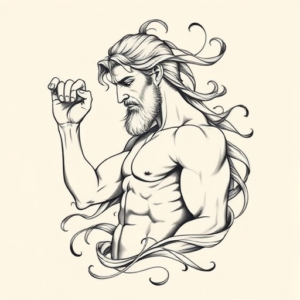 Feminine Hercules Tattoo