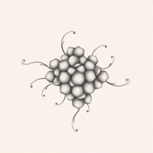 Feminine Honeycomb Tattoo