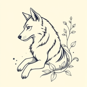 Feminine Husky Tattoo