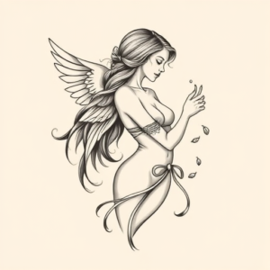 Feminine Icarus Tattoo