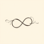Feminine Infinity Tattoo