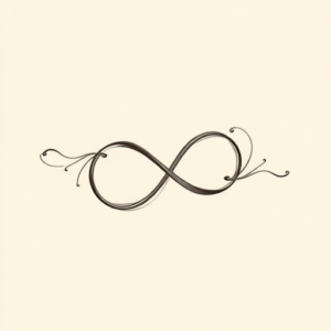 Feminine Infinity Tattoo