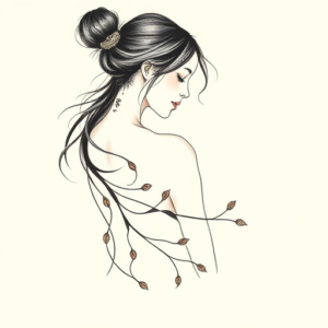 Feminine Kintsugi Tattoo