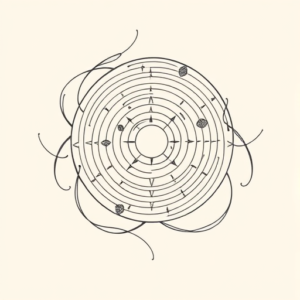 Feminine Labyrinth Tattoo