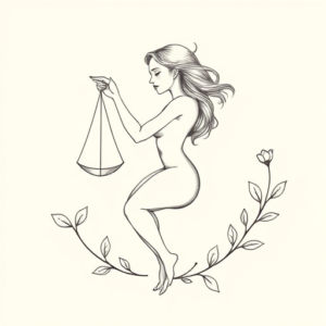 Feminine Libra Tattoo
