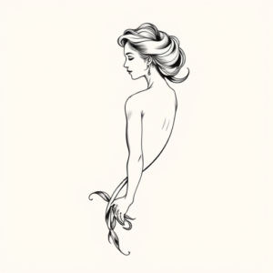 Feminine Medusa Tattoo