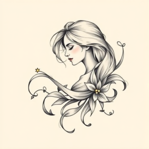 Feminine Money Tattoo