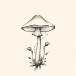Feminine Mushroom Tattoo