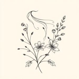 Feminine Nature Tattoo