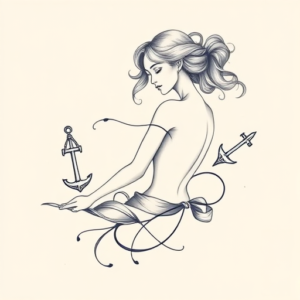 Feminine Nautical Tattoo