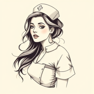 Feminine Nurse Tattoo