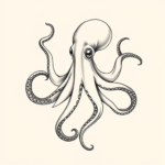 Feminine Octopus Tattoo