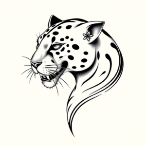 Feminine Panther Tattoo