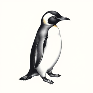 Feminine Penguin Tattoo