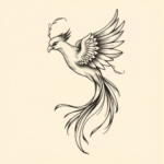 Feminine Phoenix Tattoo