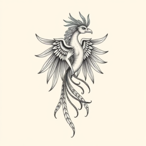 Feminine Quetzalcoatl Tattoo
