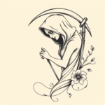 Feminine Reaper Tattoo