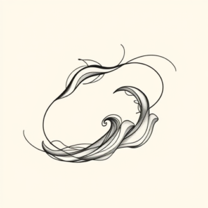 Feminine River Tattoo