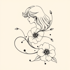 Feminine Sampaguita Tattoo