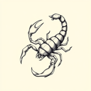 Feminine Scorpio Tattoo