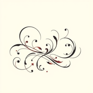 Feminine Scroll Tattoo