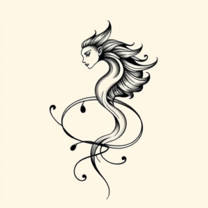 Feminine Slytherin Tattoo