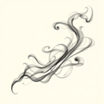 Feminine Smoke Tattoo