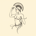 Feminine Spartan Tattoo