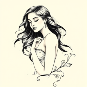 Feminine Stamp Tattoo