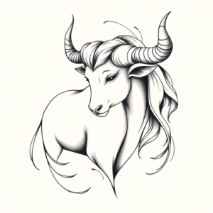 Feminine Taurus Tattoo