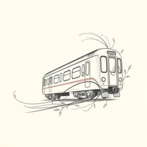 Feminine Train Tattoo