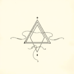Feminine Triangle Tattoo