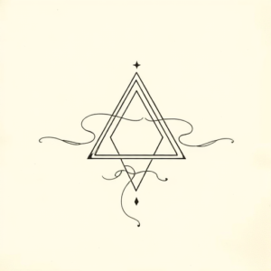 Feminine Triangle Tattoo