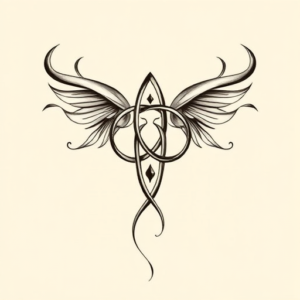 Feminine Trinity Tattoo