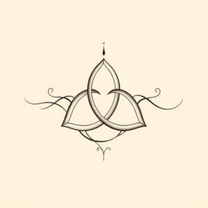 Feminine Triquetra Tattoo