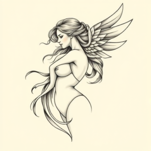 Feminine Valkyrie Tattoo