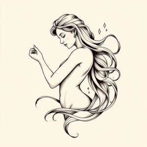 Feminine Venus Tattoo