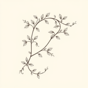 Feminine Vine Tattoo