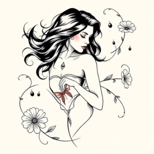 Feminine Voodoo Tattoo