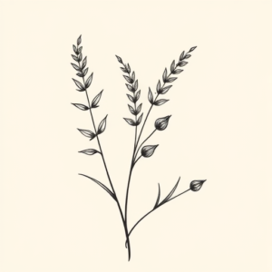 Feminine Weed Tattoo