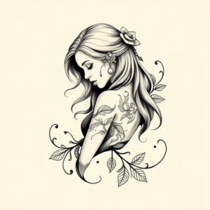 Feminine Witcher Tattoo