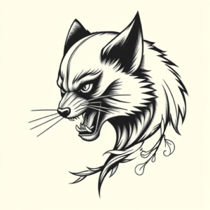 Feminine Wolverine Tattoo