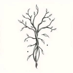 Feminine Yggdrasil Tattoo