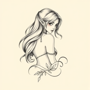 Feminine Zelda Tattoo