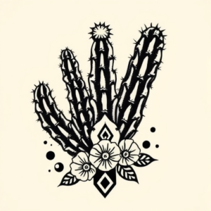 Filipino Cactus Tattoo