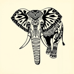 Filipino Elephant Tattoo