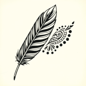 Filipino Feather Tattoo