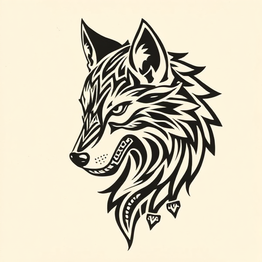 Filipino Wolf Tattoo