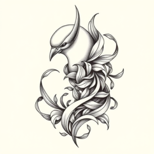 Fine Line Card Tattoo